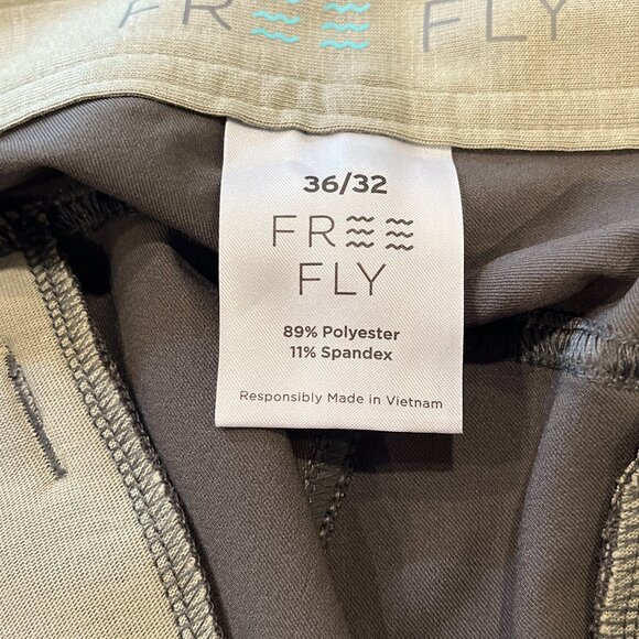 Free Fly Nomad Pants Performance Stretch Chino Golf UPF 50+ Mens 36x32 Dark Gray - Picture 9 of 10